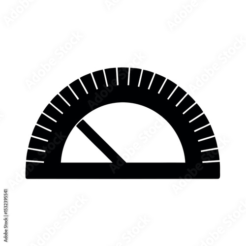 protractor geometry tool for school math