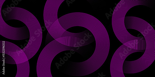 Pink wave on a black background. Pink color line abstract wave vector background design. background, pink wave, pink, wave, wallpaper.