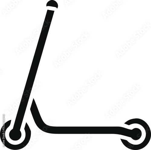 Scooter simple icon. Logo. Vector illustration