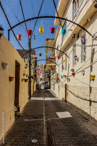Alley in Akre town, Kurdistan Region of Iraq photo