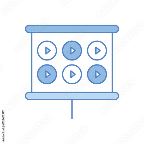 Storyboarding Vector icon