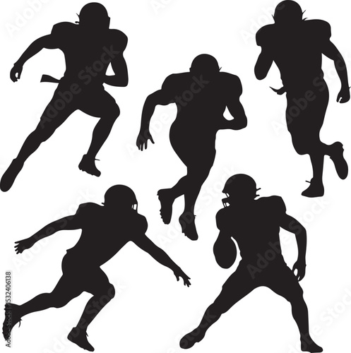American Football Silhouette – Player Action & Game Pose Vector

Touchdown Football SVG – Helmet, Ball & Gridiron Clipart

Quarterback Throw Silhouette – Dynamic Sports Design

Running Back Vector – A