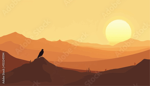 Raven Overlook Sunset Landscape
