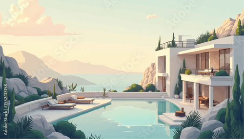 Luxury Villa with Pool and Ocean View