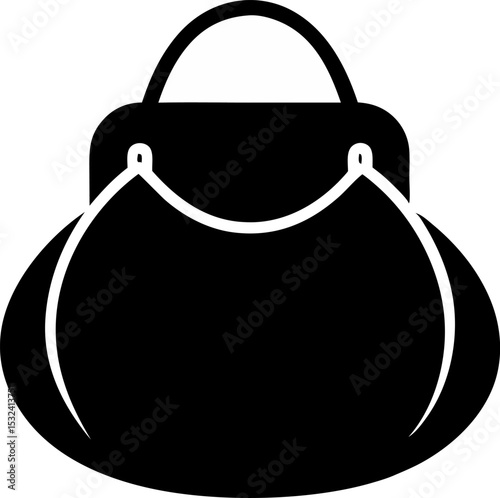 Bag Silhouette Vector Illustration 