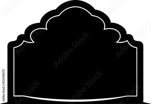 Chalkboard Silhouette Vector Illustration 