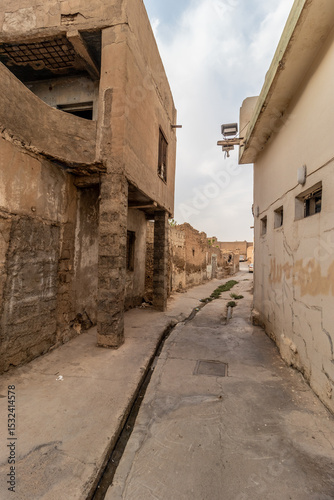Narrow alley in the center of Erbil (Hawler), Kurdistan Region of Iraq photo