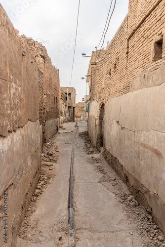 Narrow alley in the center of Erbil (Hawler), Kurdistan Region of Iraq photo