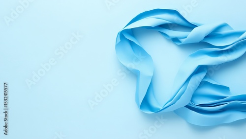 A Sheet Of Wrinkled Glossy Blue Paper Is Utilized For Various Purposes And Creations In Art And Crafts Projects$Item