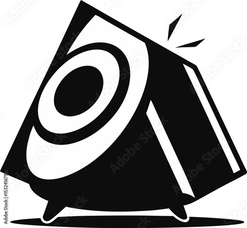 Speaker Silhouette Vector Illustration 
