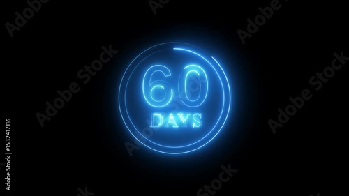  Calendar date animation. Neon calendar day schedule, calendar date reminder concept.