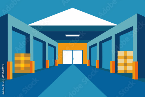Efficient Warehouse Storage Optimizing Space and Logistics