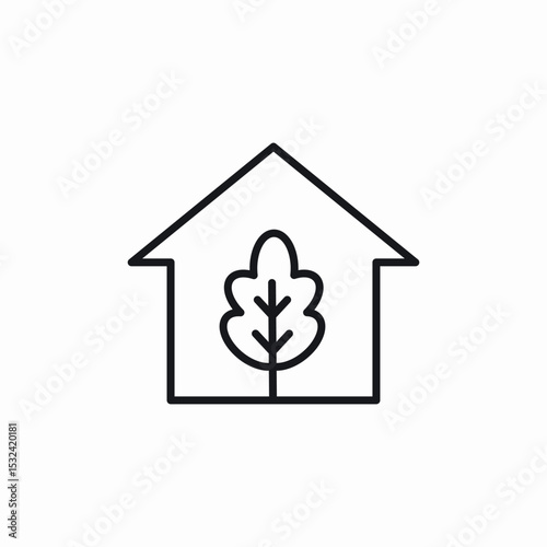 eco friendly house icon sign vector