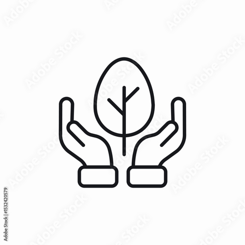 environmental care icon sign vector