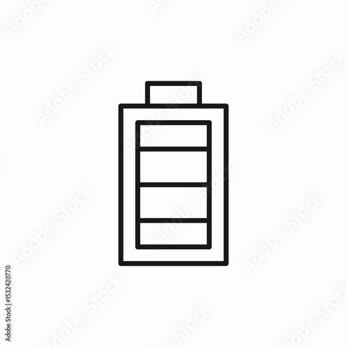full battery icon sign vector