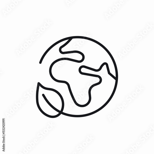 green globe icon sign vector