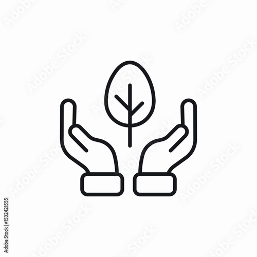 nature care icon sign vector