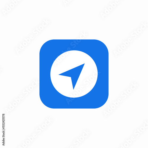 navigation cursor icon sign vector
