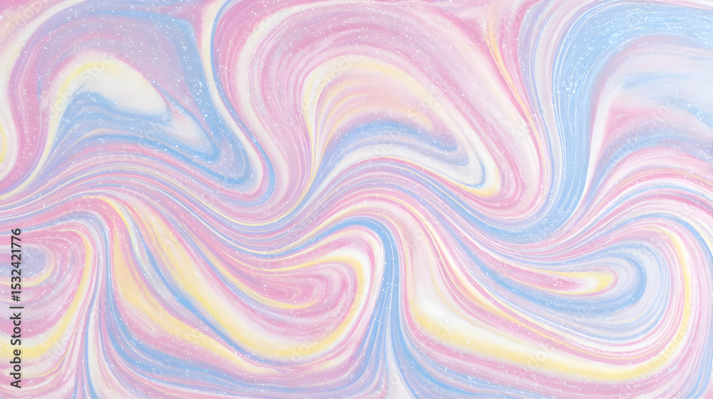 Obraz premium bubbles forming organic patterns with neon reflections and smooth contours