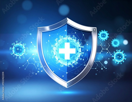 Digital shield protecting viruses