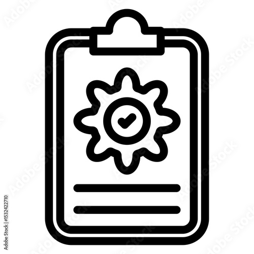 Vector Design Complete Project Icon Style