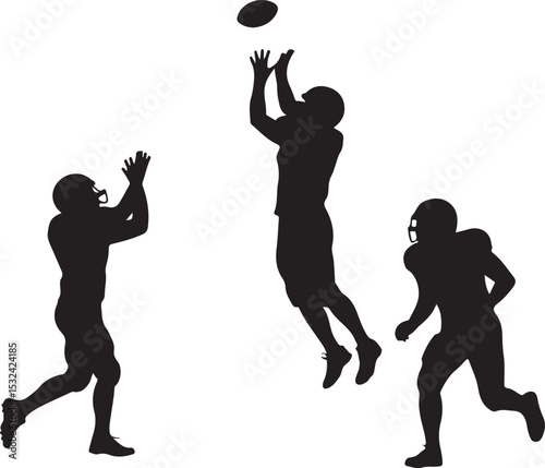 American Football Silhouette – Player Action & Game Pose Vector

Touchdown Football SVG – Helmet, Ball & Gridiron Clipart

Quarterback Throw Silhouette – Dynamic Sports Design

Running Back Vector – A
