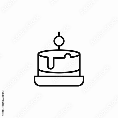 delicious treat icon sign vector