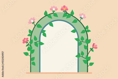 Floral Archway A Charming Garden Entrance Design
