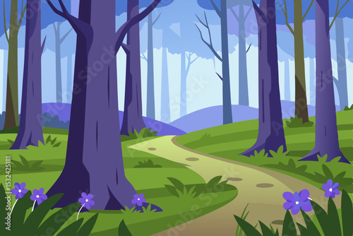 Enchanted Forest Path A Serene Walk Through Nature's Embrace