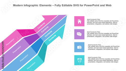 Fully editable vector SVG file compatible with PowerPoint, Illustrator, and most vector-based applications. Ideal for presentations, infographics, and business slide designs.