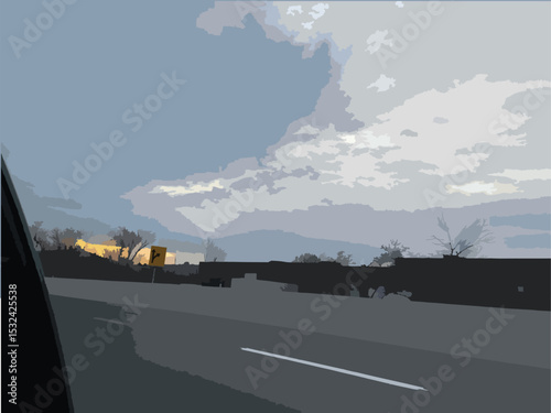 Road trip vector.eps