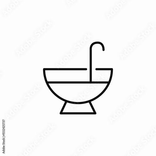 party serving bowl icon sign vector
