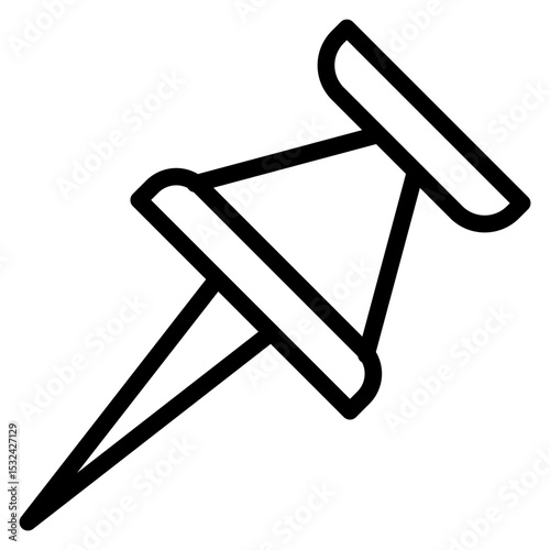 Vector Design Push Pin Icon Style