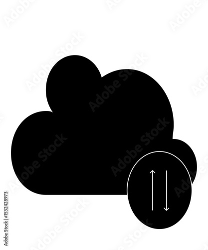 cloud transfer icon