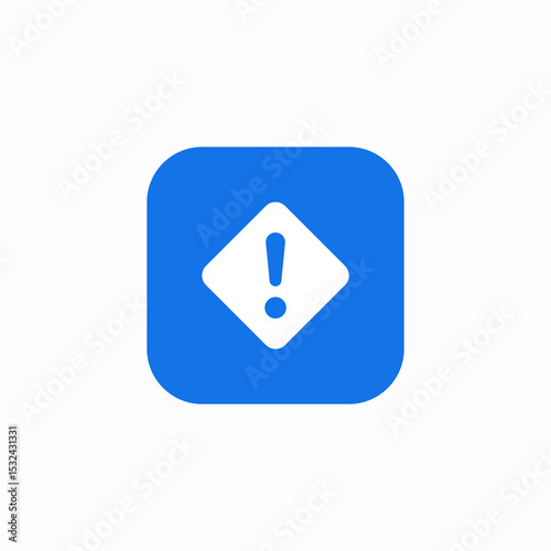 warning exclamation icon sign vector