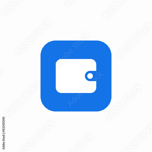 wallet wrap icon sign vector