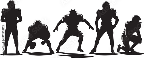 American Football Silhouette – Player Action & Game Pose Vector

Touchdown Football SVG – Helmet, Ball & Gridiron Clipart

Quarterback Throw Silhouette – Dynamic Sports Design

Running Back Vector – A