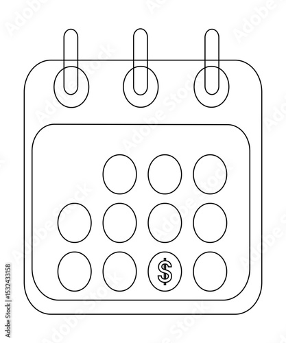 calendar marked 