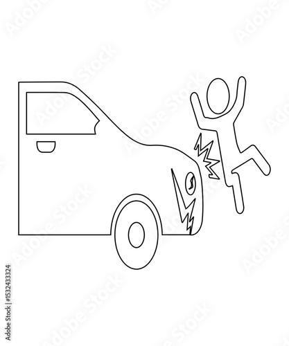 car accident icon 