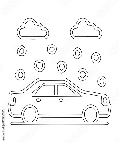 car rain