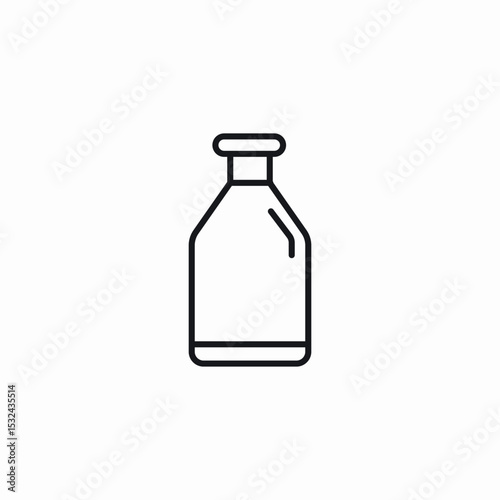 bottle container icon sign vector