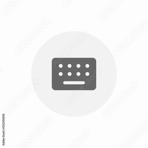 computer keyboard  icon sign vector