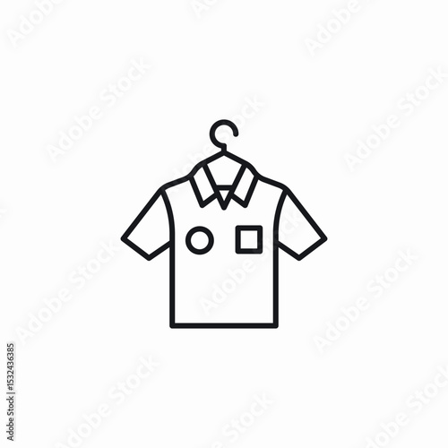 customer service shirt icon sign vector