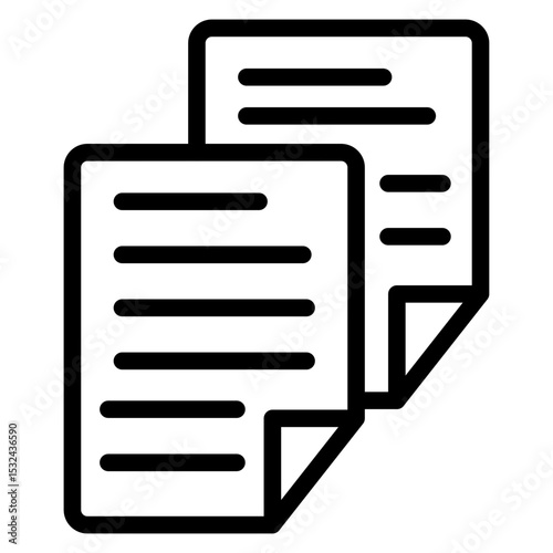 Vector Design Copy Icon Style