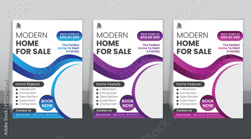A4 Editable Real Estate Flyer Template – Eye-Catching, Modern & Luxury Property Promotion Design for Realtors and Agencies