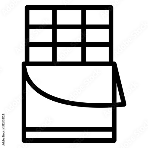 Vector Design Chocolate Bar Icon Style