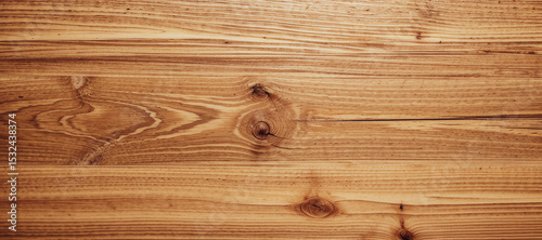Wallpaper Mural Close-up of wooden planks with visible grain and knots in a horizontal pattern.premium dark wood macro texture. Torontodigital.ca