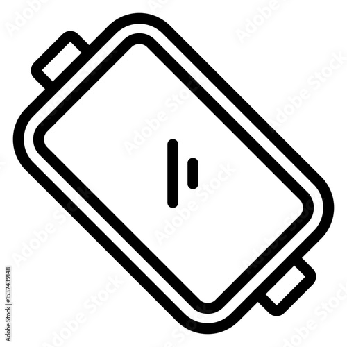 Vector Design Baking Tray Icon Style