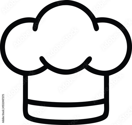 Classic Chef Hat Icon