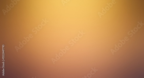 Warm orange brown gradient background with smooth color transition. Soft amber sunset atmosphere creates elegant minimalist design